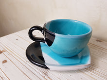 Carica l'immagine nel visualizzatore di Gallery, tazza bassa"linea colori" - Mad Mugs Italy