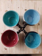 Carica l&#39;immagine nel visualizzatore di Gallery, tazza bassa&quot;linea colori&quot; - Mad Mugs Italy
