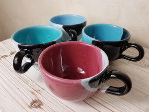 tazza bassa"linea colori" - Mad Mugs Italy