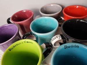 tazza bassa"linea colori" - Mad Mugs Italy